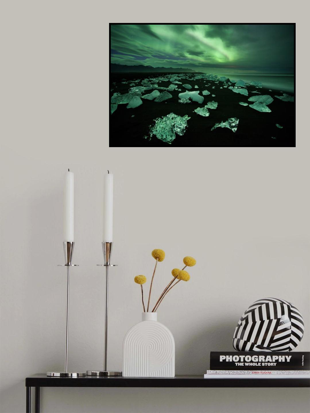 Green diamonds Poster och Canvastavla