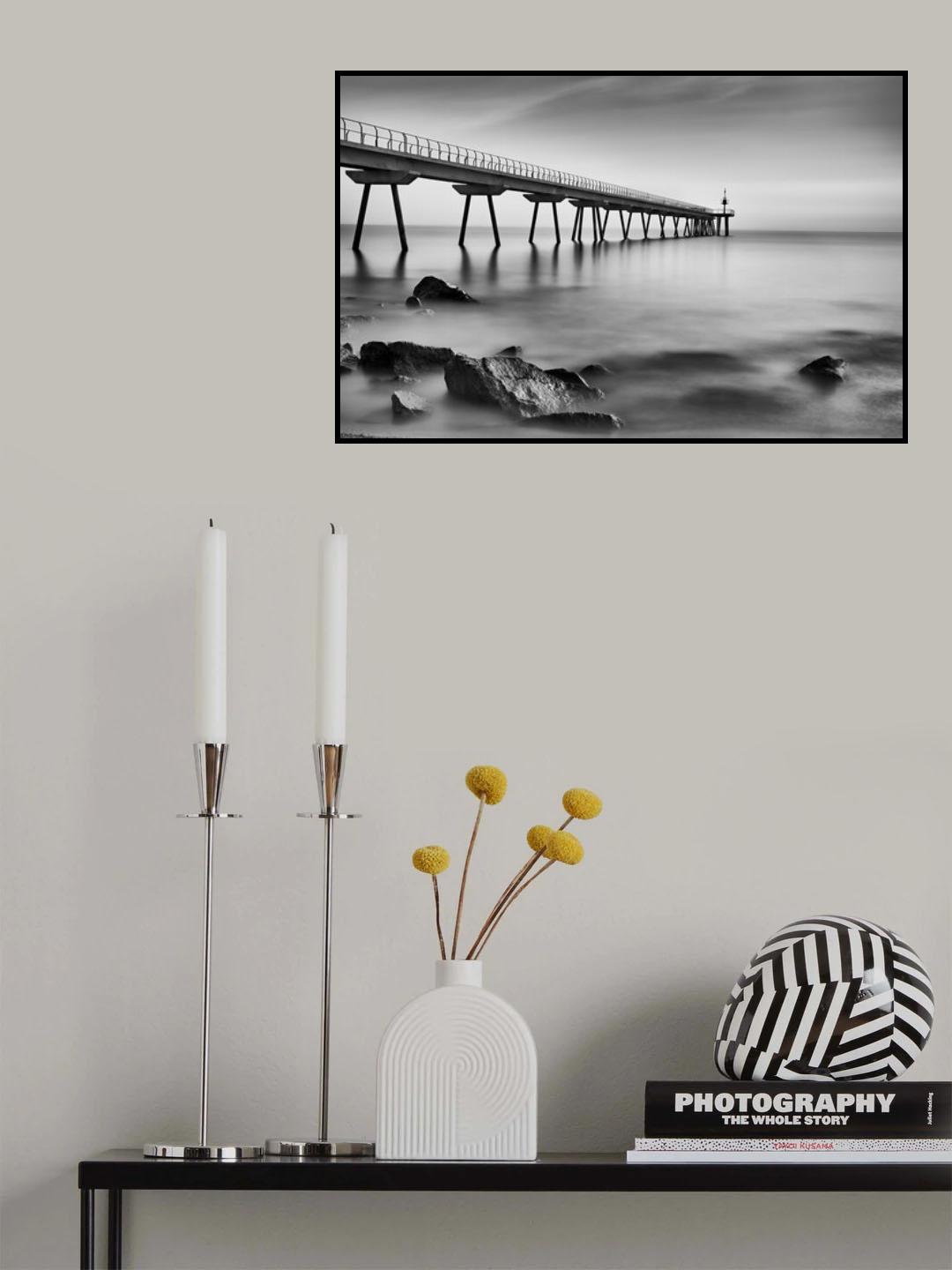 Pont del Petroli Poster och Canvastavla
