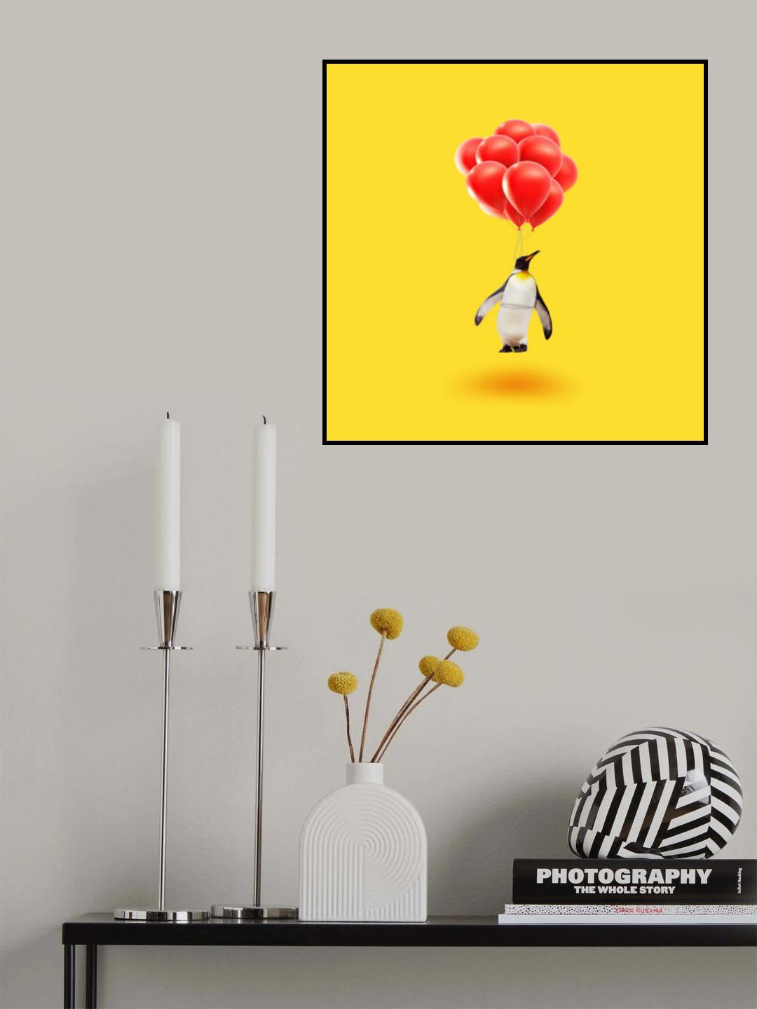 Antarctic Airlines Poster och Canvastavla