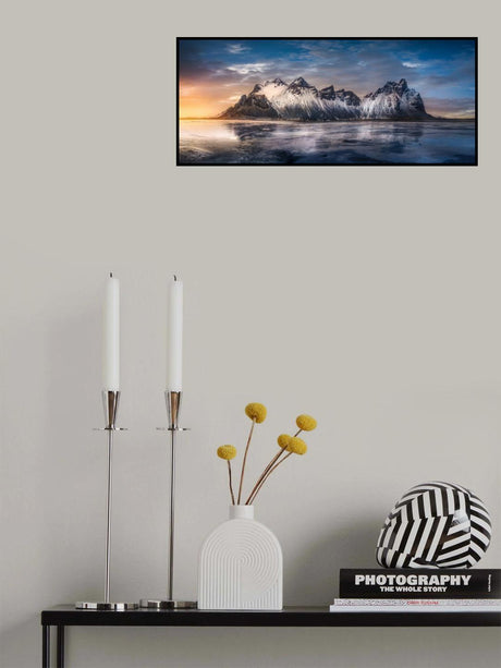 Iceland glory sunset Poster och Canvastavla
