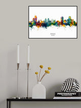 Minsk Belarus Skyline Poster och Canvastavla