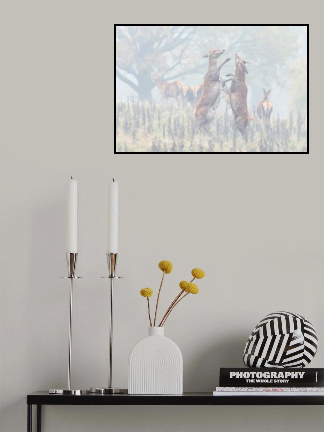 A Dance Of Autumn Poster och Canvastavla