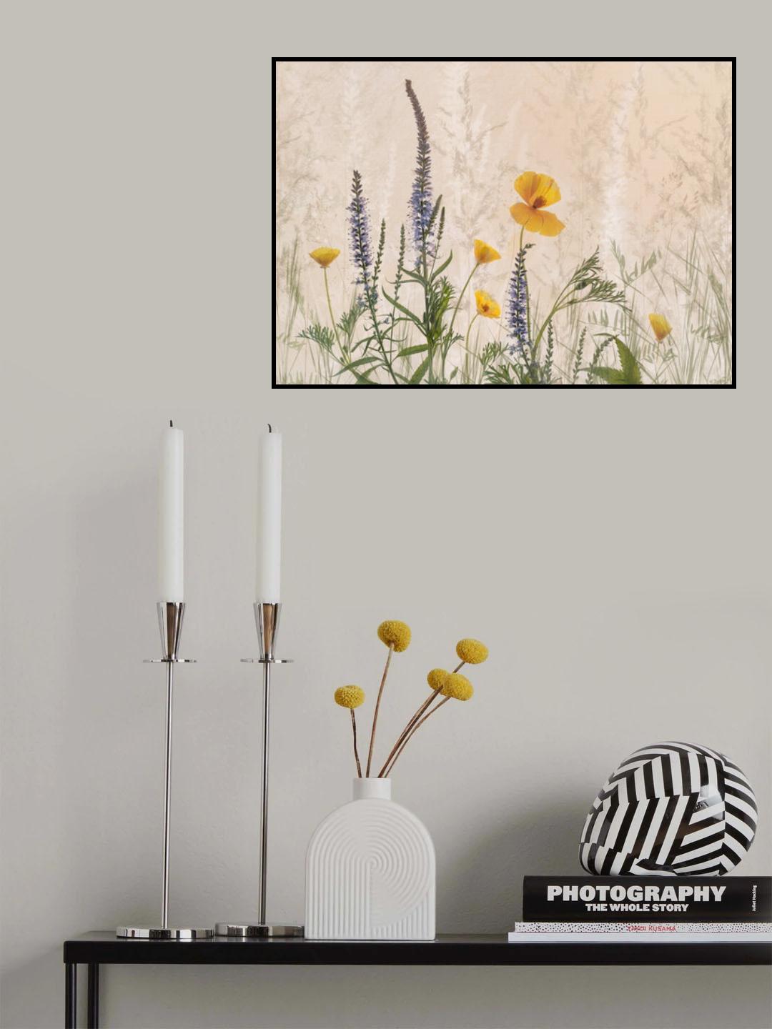 Dreaming of flowers Poster och Canvastavla