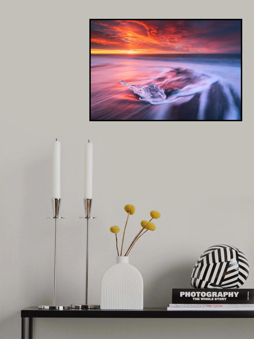 Ice and Fire II Poster och Canvastavla