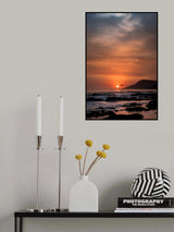 Orange Sunset Poster och Canvastavla