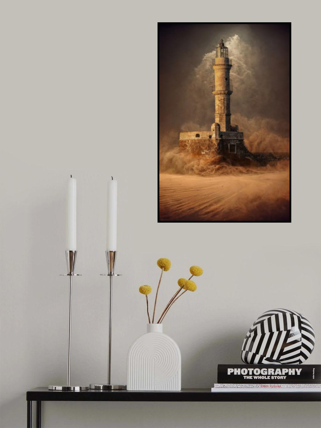 DesertLighthouse Poster och Canvastavla