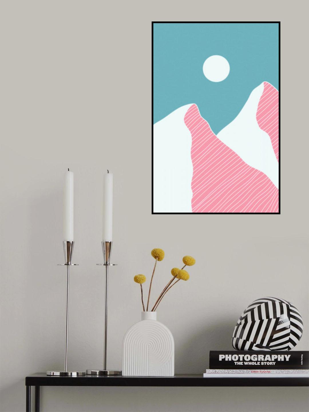 Minimal Alpenglow #3 Poster och Canvastavla