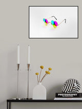Cmyk Glasses Poster och Canvastavla