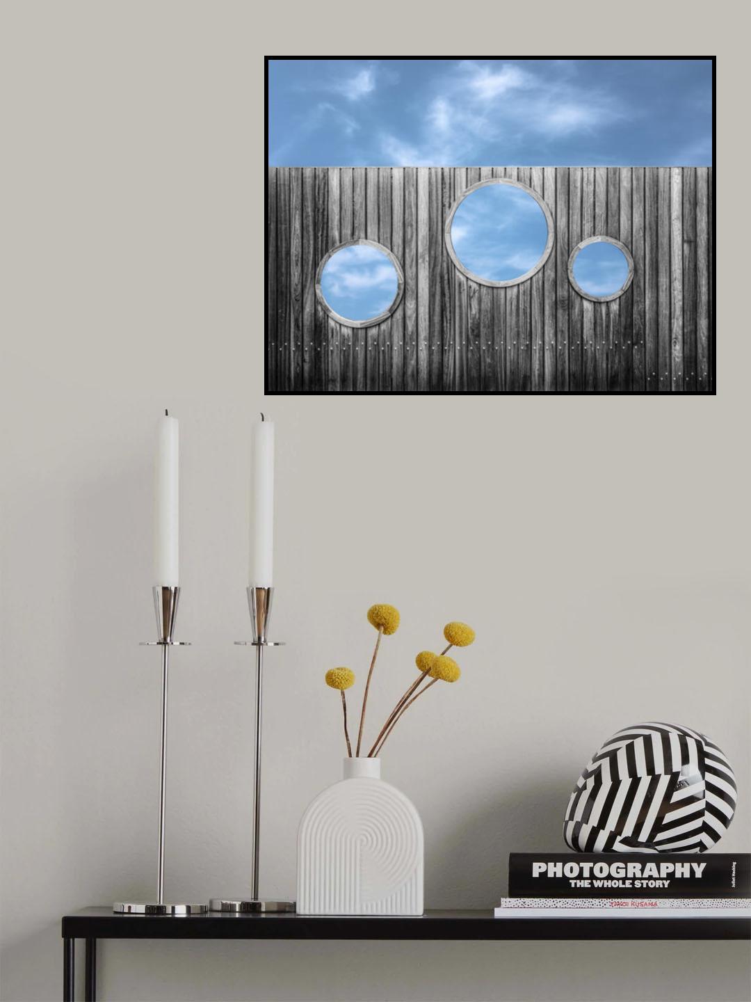 4 different ways to look at the sky. Poster och Canvastavla