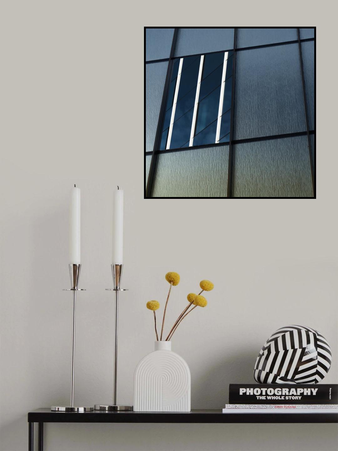 White bars Poster och Canvastavla