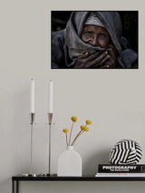 Homeless woman in the streets of Addis Ababa-I - Ethiopia Poster och Canvastavla