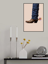 Not Serious Cowboy Poster och Canvastavla