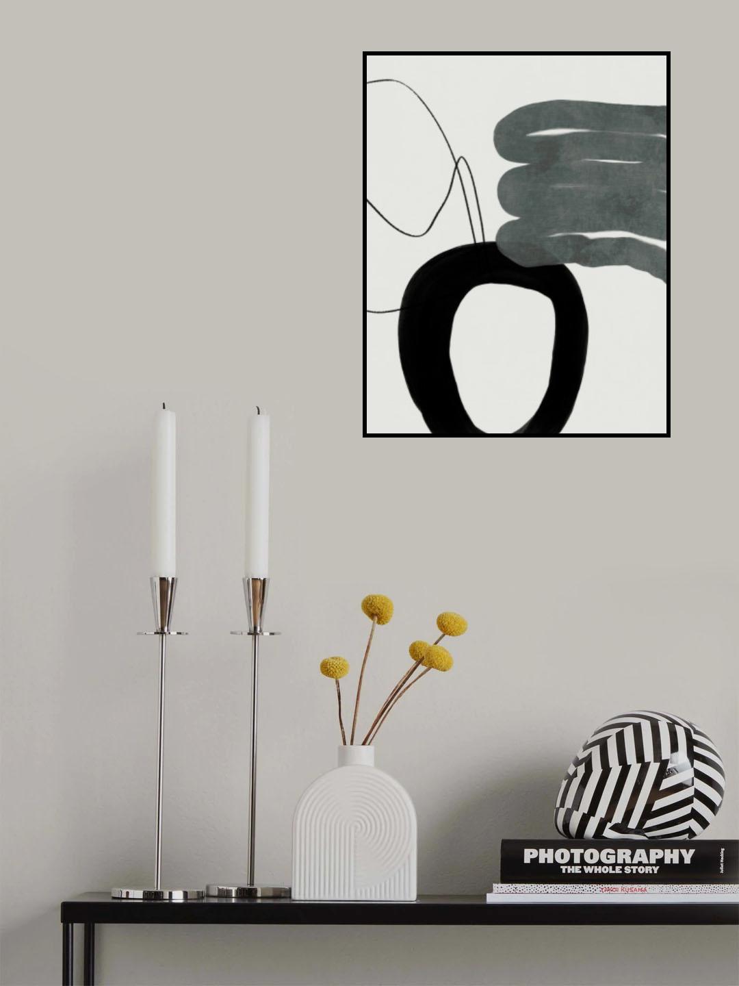 Painted Lines Swazz Kopie Poster och Canvastavla