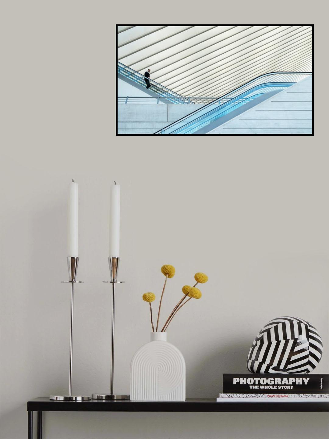 the escalators Poster och Canvastavla