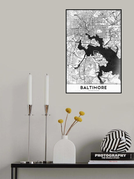 Baltimore Poster och Canvastavla