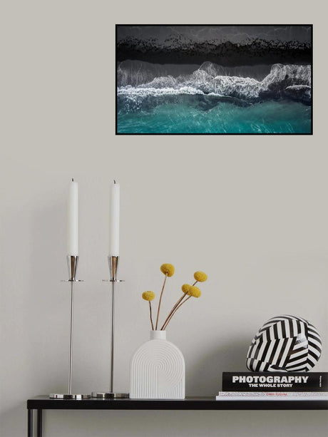 black beach Poster och Canvastavla