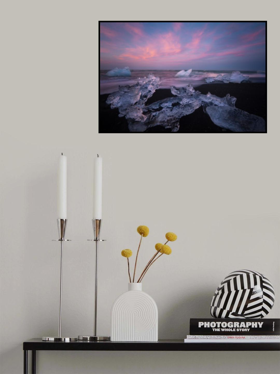 Beach Ice Poster och Canvastavla