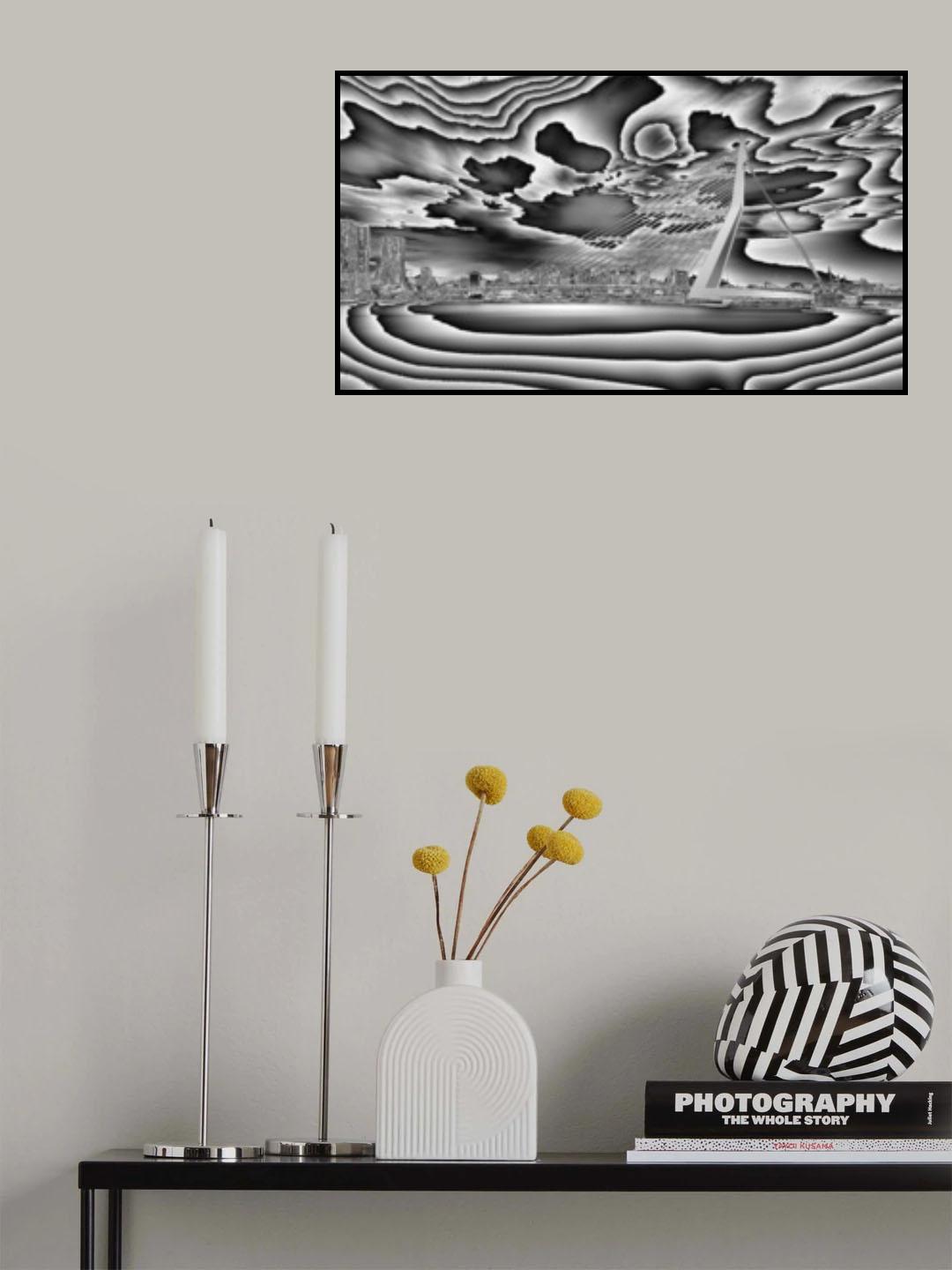 ErasmusBrug II Poster och Canvastavla