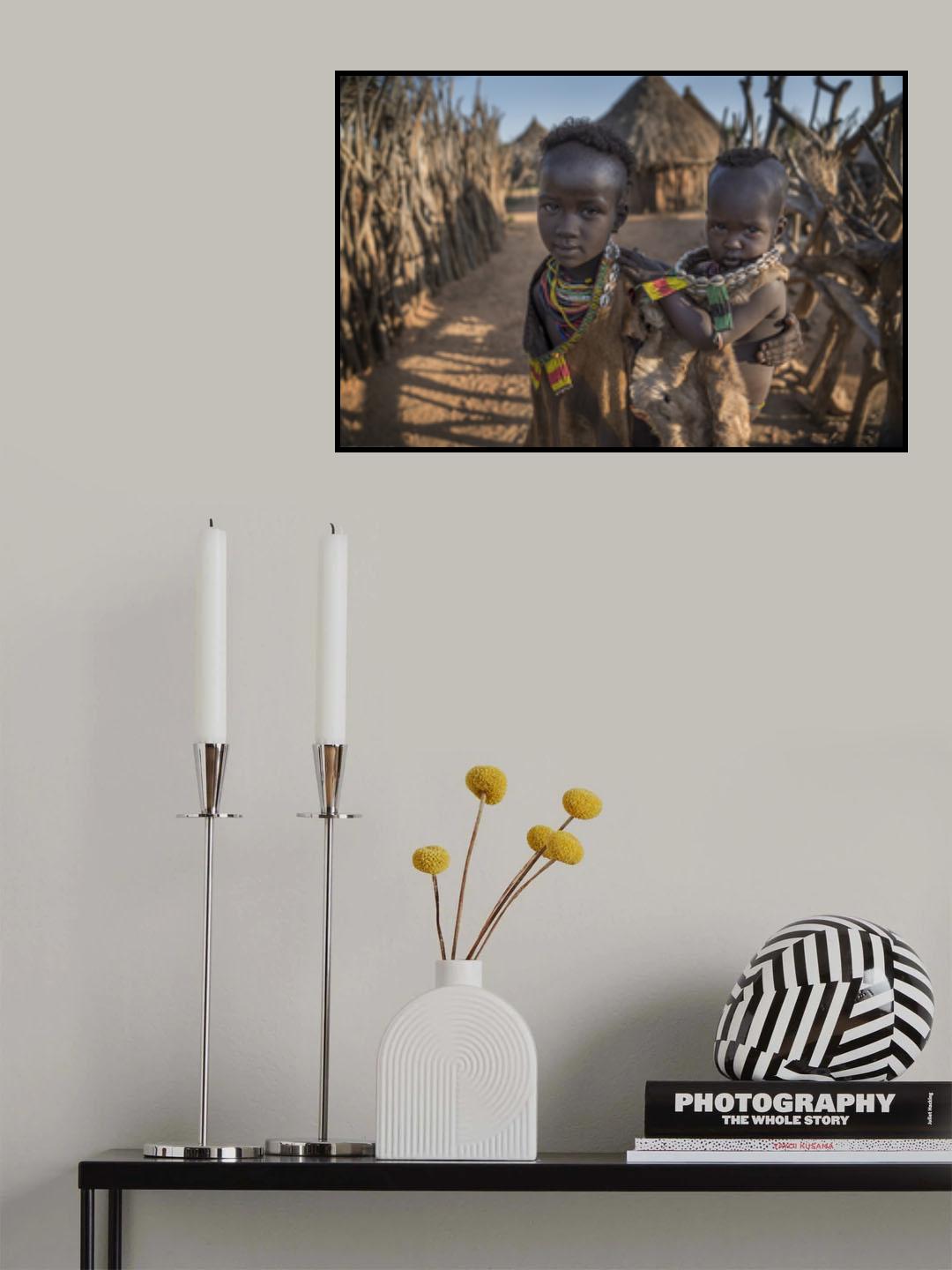 Ethiopian Harma tribes Poster och Canvastavla