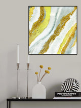 Golden Agate Poster och Canvastavla