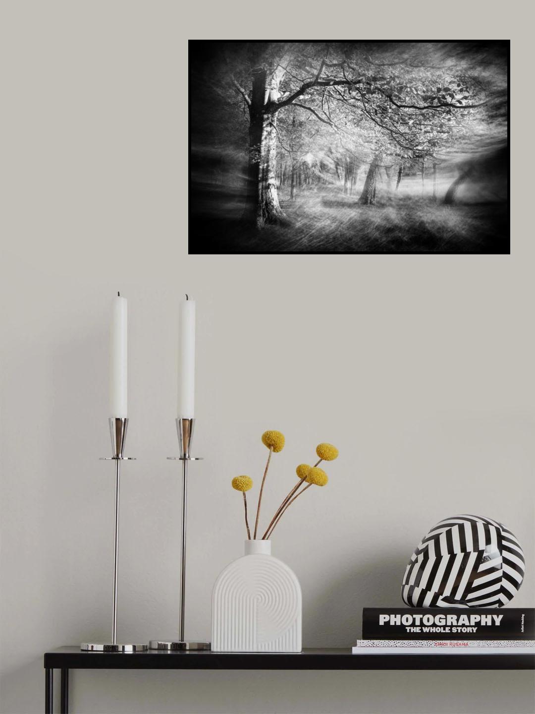 In The Eerie Woods Poster och Canvastavla