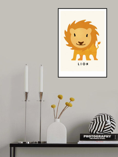 Lion Poster och Canvastavla