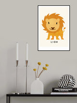 Lion Poster och Canvastavla