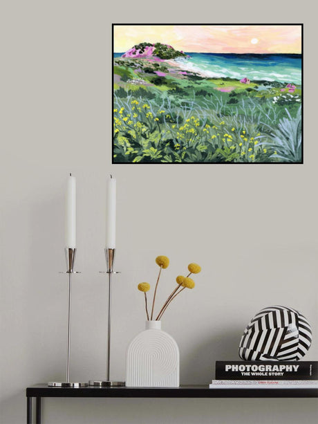 Sunset Rock Poster och Canvastavla