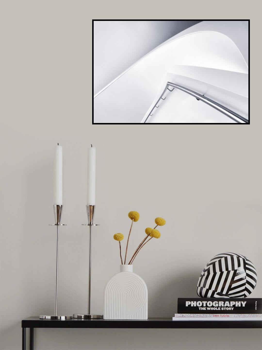 Down Curve Poster och Canvastavla