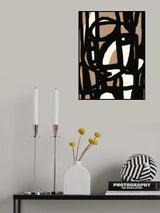 Bold line composition Poster och Canvastavla