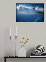 Spraying in the wind with Charles Navillod Poster och Canvastavla