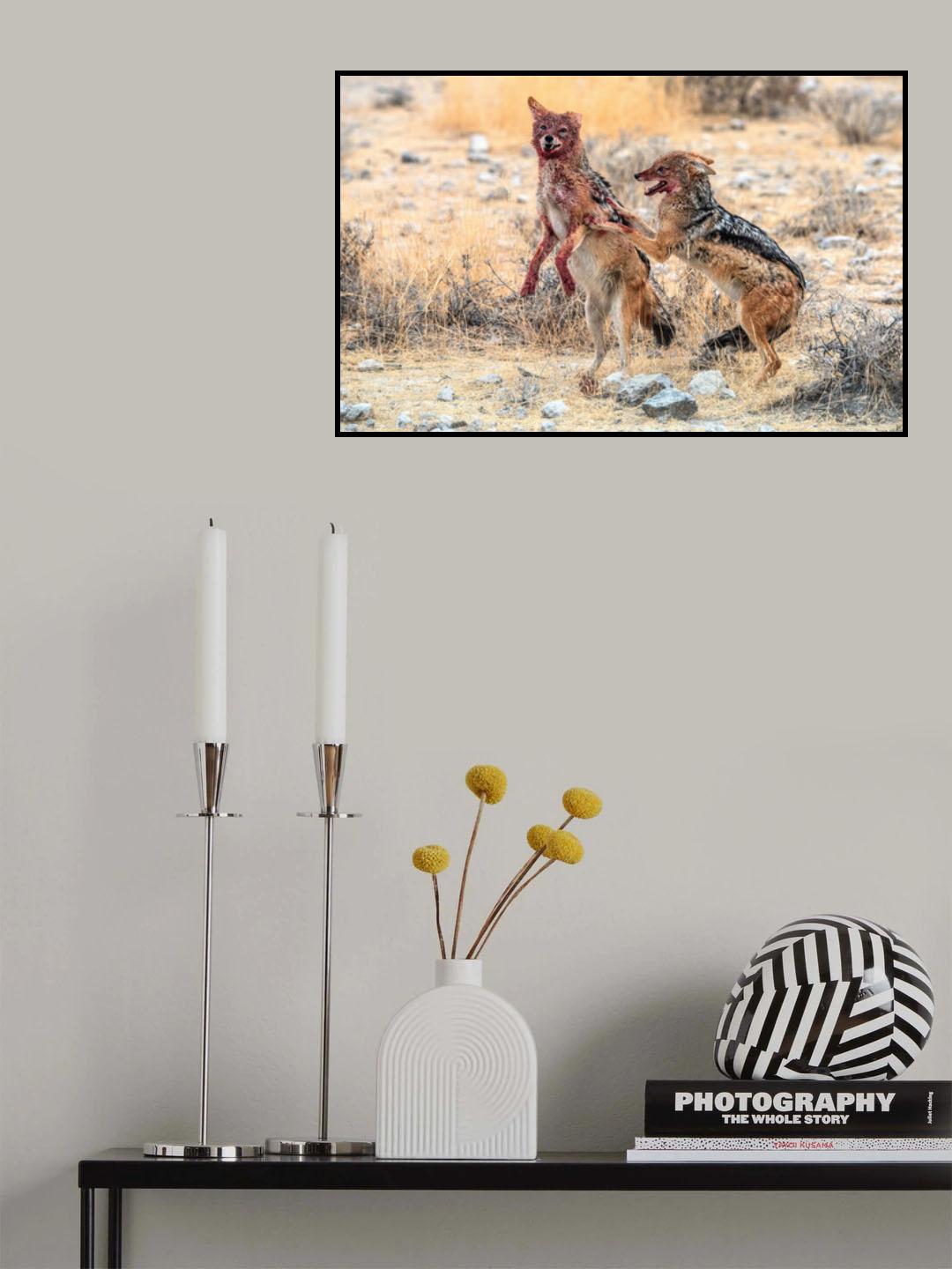 Disputes in the savannah Poster och Canvastavla