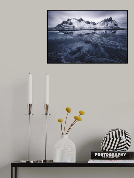 Ice on Stokksnes Poster och Canvastavla