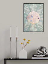 Sun birds green Poster och Canvastavla