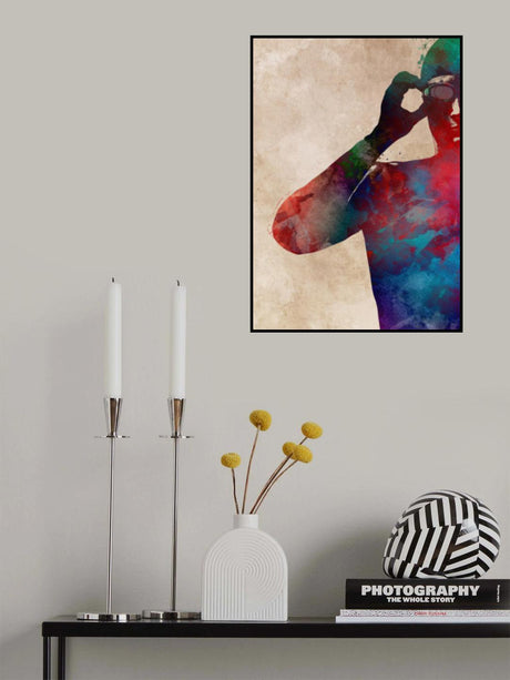 Swimmer Sport Art 3 Poster och Canvastavla