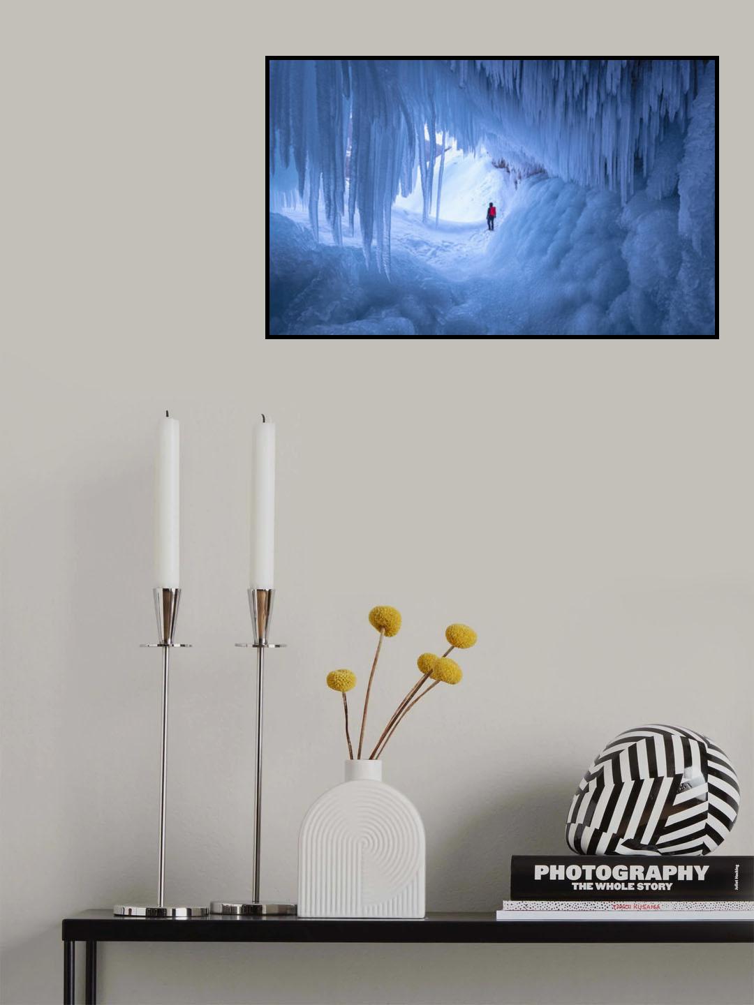 Cave of Ice Poster och Canvastavla