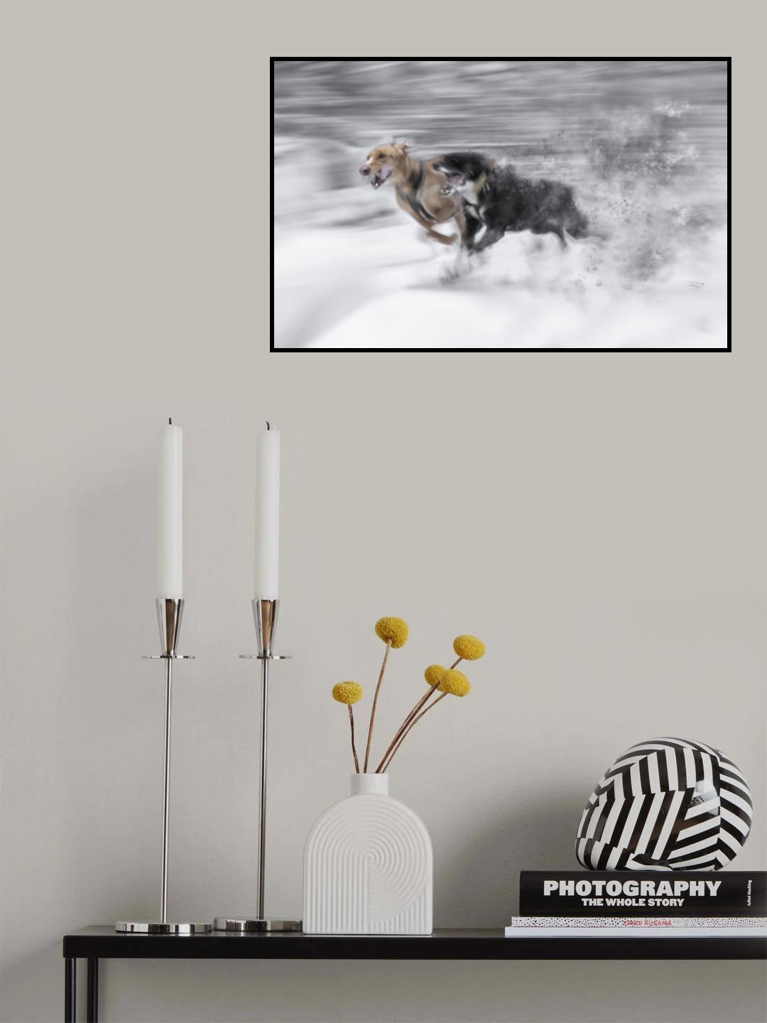 Run Poster och Canvastavla