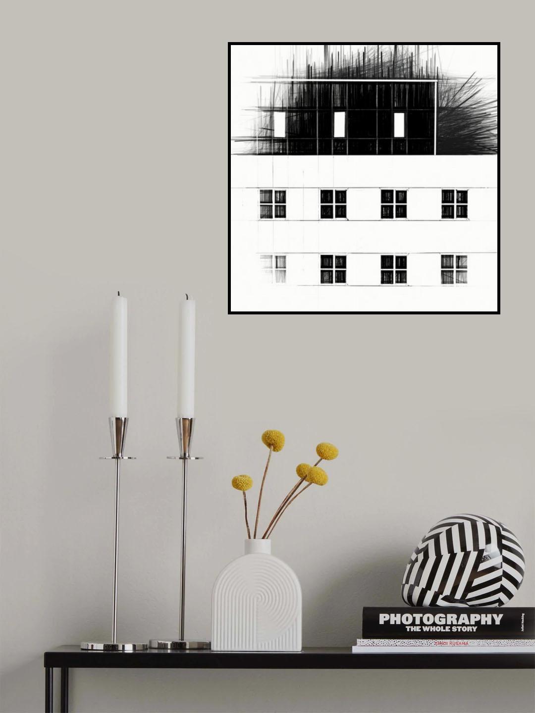 white vs black Poster och Canvastavla