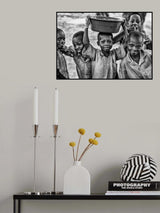 Children playing the best poses - Benin Poster och Canvastavla