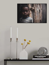 Seriuos eyes in the dark Poster och Canvastavla
