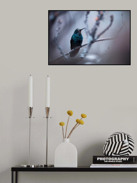 Electrical Blue Poster och Canvastavla