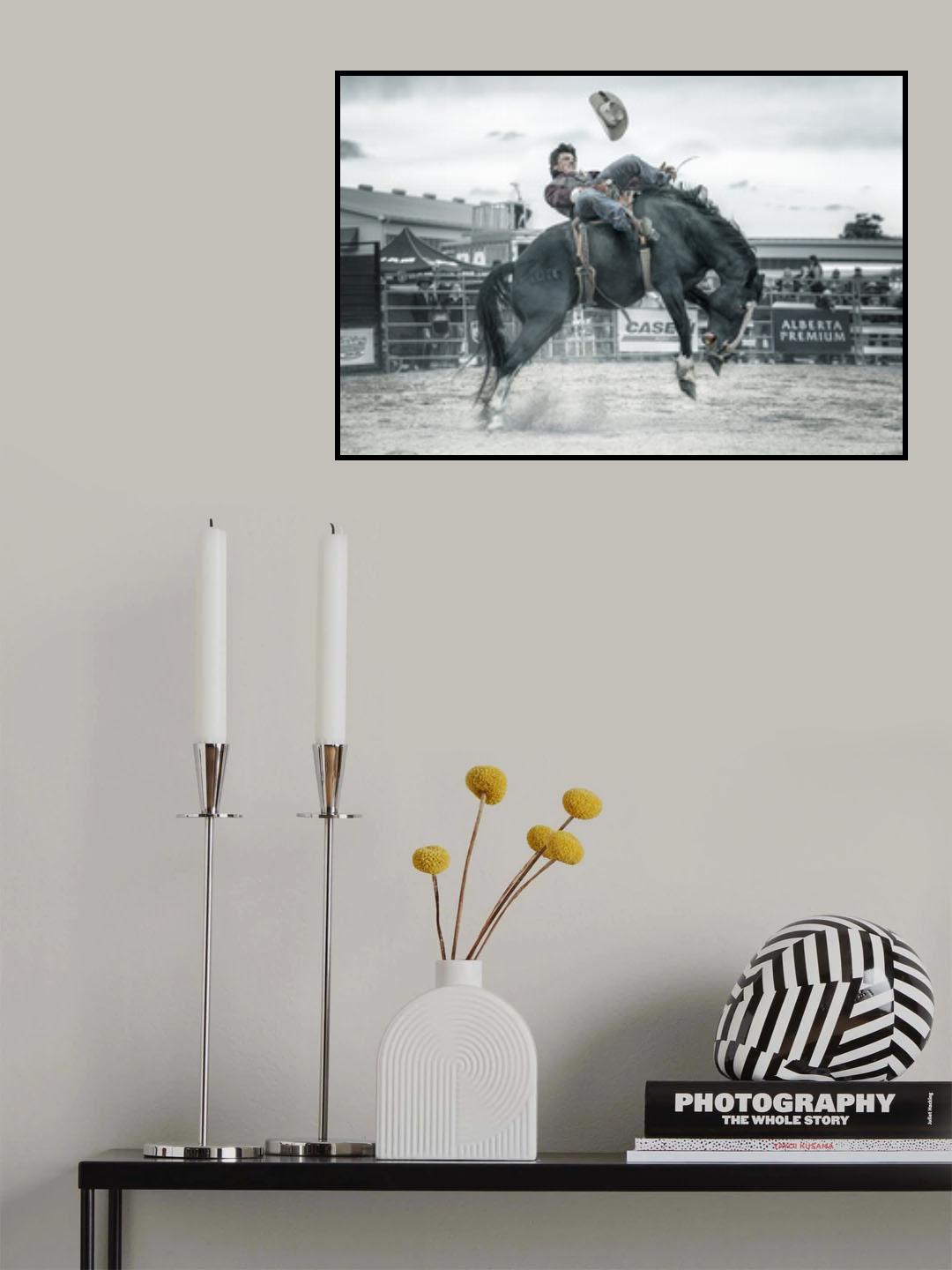 Cowboy in action Poster och Canvastavla
