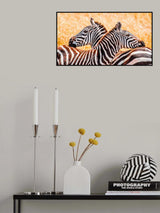 Black, white, &amp; orange Poster och Canvastavla