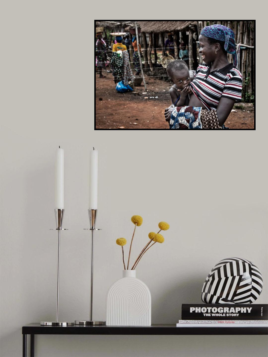 Life in Benin. Poster och Canvastavla