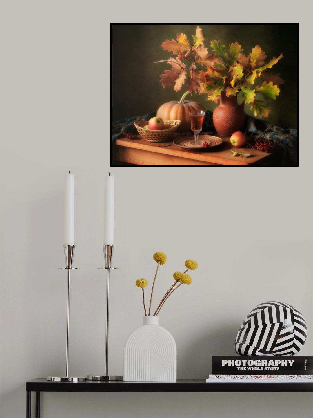 Autumn still life Poster och Canvastavla