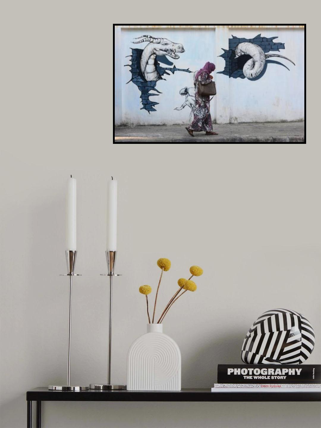 Fear Poster och Canvastavla