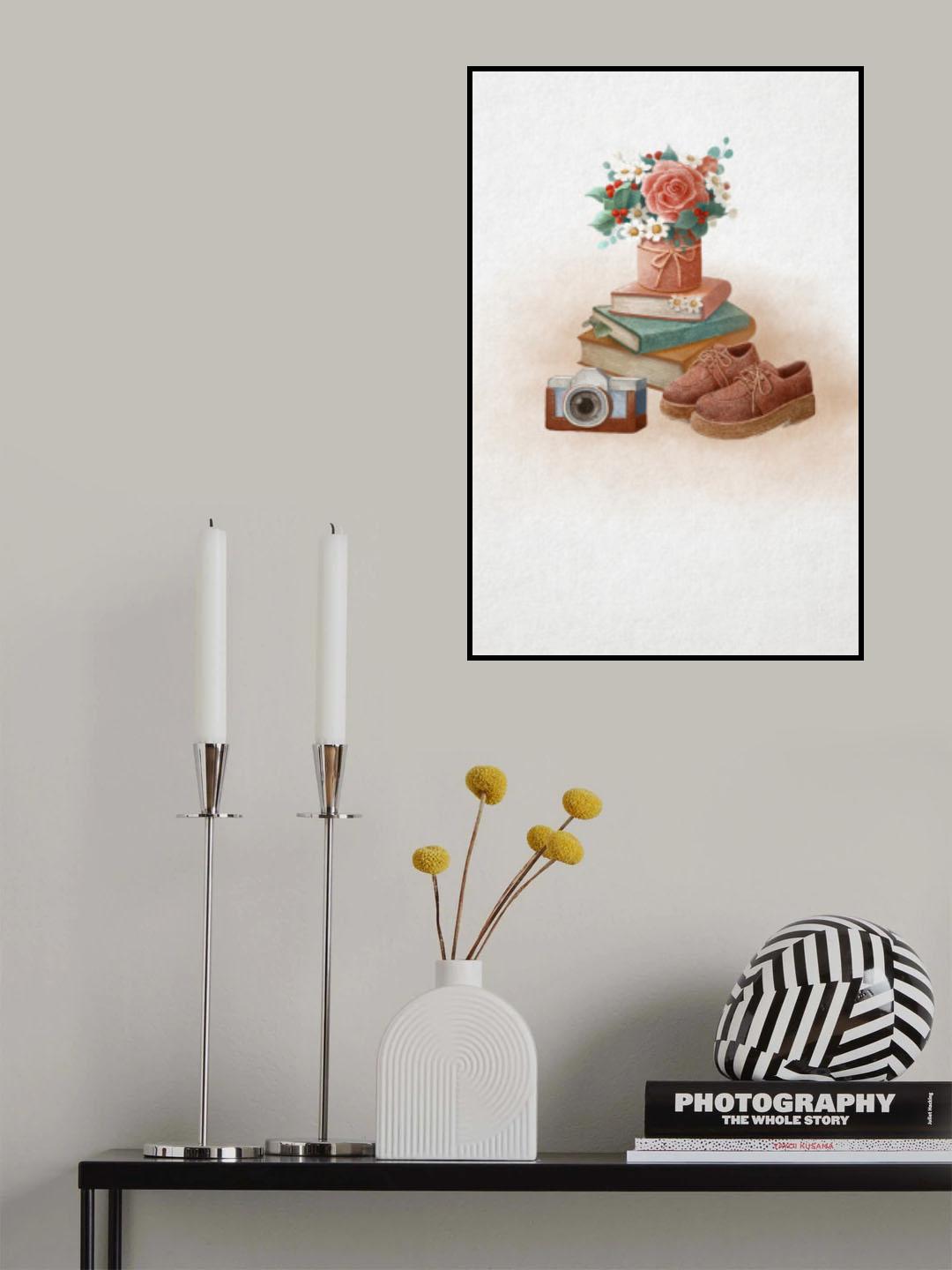 Retro Aesthetic Things Poster och Canvastavla