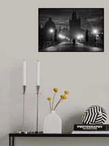 Prague in Black &amp; White Poster och Canvastavla
