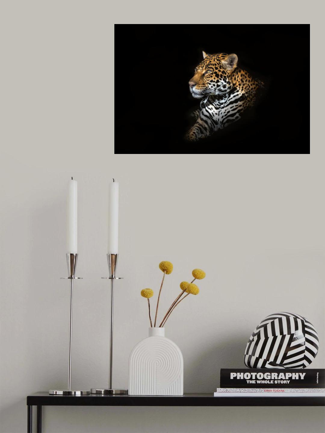 Jaguar Portrait Poster och Canvastavla