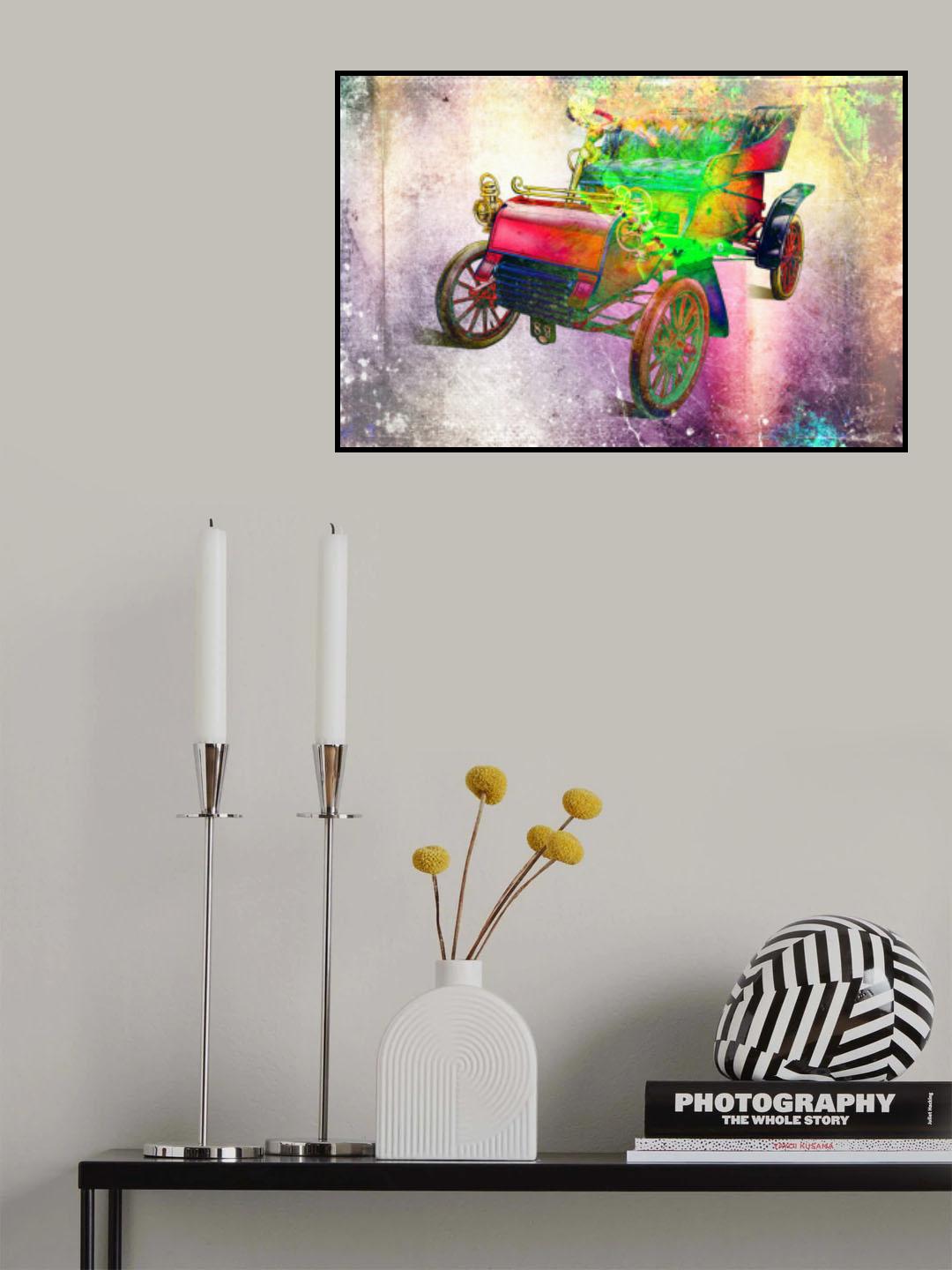 Vintage car 7 Poster och Canvastavla